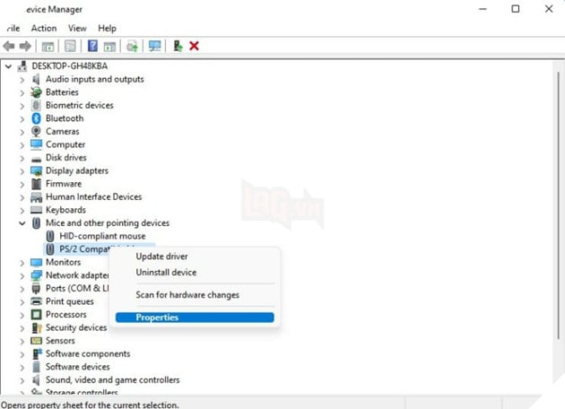 Cách đảo ngược hướng di chuyển chuột và touchpad trên máy tính Windows 11 8