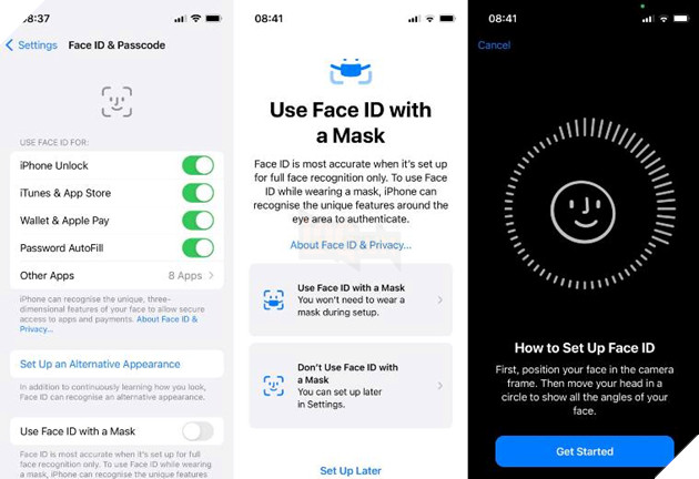 Apple iOS 15.4: Đây là cách sử dụng Face ID để mở khóa iPhone khi đeo khẩu trang 2
