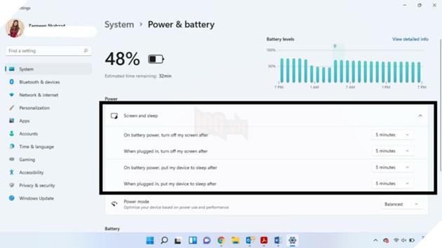 Cách thay đổi thời gian chờ Lock Screen trên Windows 11 5