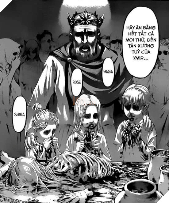 Người hâm mộ không khỏi dâng tràn cảm xúc khi chức kiển Thủy Tổ Ymir bị ăn tươi nuốt sống 3