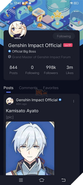 Genshin Impact: Mihoyo lỡ tay đăng ảnh Ayato cũ lên trang chính thức, lập tức xóa post nhưng quá trễ 2