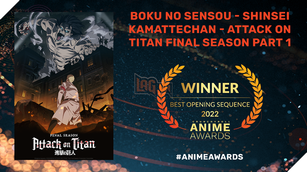 Tổng hợp kết quả giải thưởng Anime Awards năm 2022: Danh hiệu cao nhất gọi tên Attack On Titan! 11