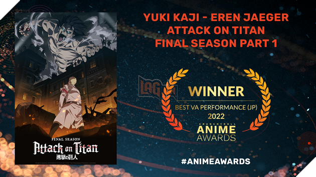 Tổng hợp kết quả giải thưởng Anime Awards năm 2022: Danh hiệu cao nhất gọi tên Attack On Titan! 10