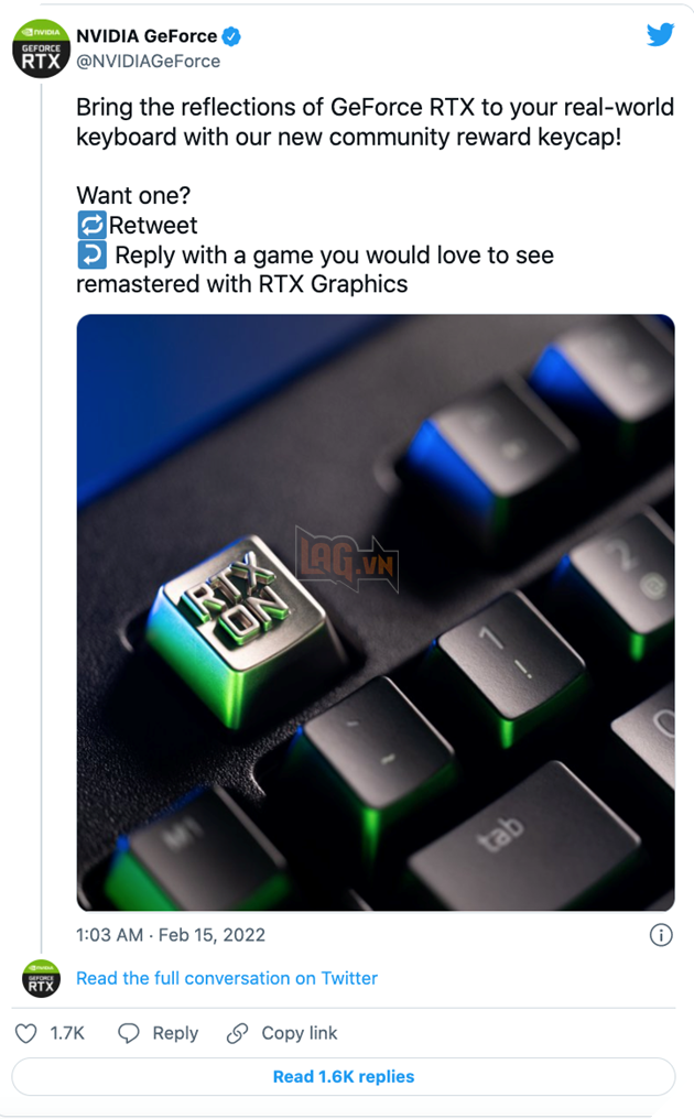 Nvidia dành tặng keycaps 'RTX ON' phiên bản giới hạn và đây là cách để nhận nó 2