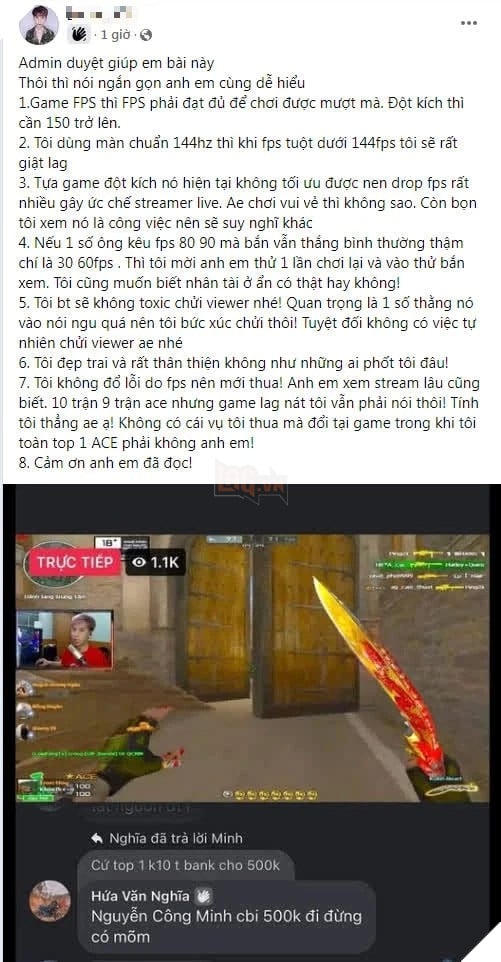 Streamer Đột Kích bị tố mắng chửi người xem, thậm chí còn bảo game quá nát  2