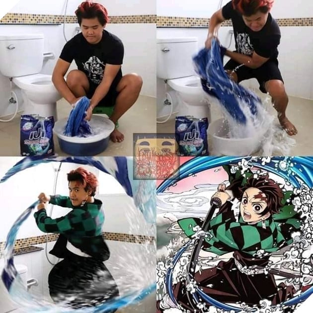 Tổng hợp những bộ cosplay Kimetsu no Yaiba siêu hài hước từ Thánh Cosplay giá rẻ 6