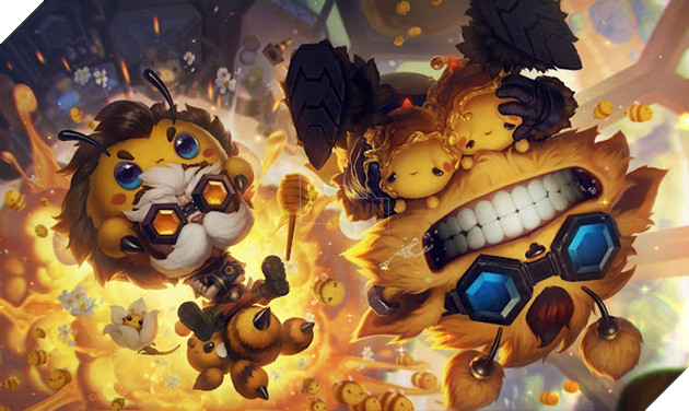 Liên minh huyền thoại: Riot Games giới thiệu 4 skin Bee mới cho Nunu, Orianna, Ziggs và Heimerdinger 3