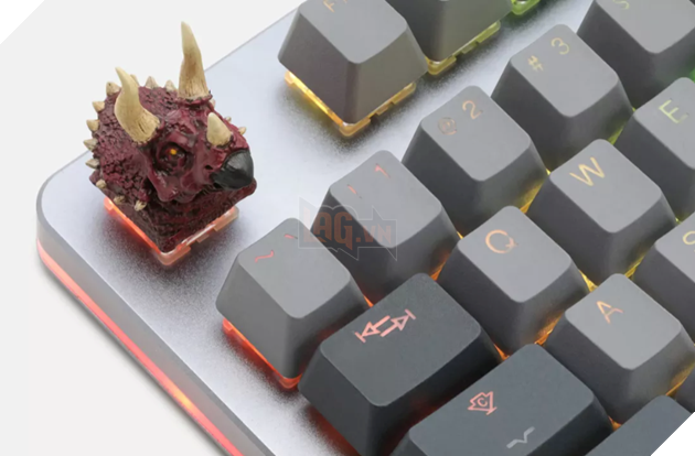Keycaps mô hình khủng long này sẽ giúp game thủ bỏ đi thói quen đập bàn phím khi thua game 2