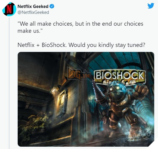 Series game huyền thoại Bioshock chuẩn bị được Netflix dựng thành phim 3
