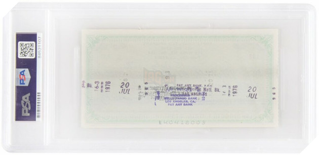 Tấm séc trị giá 3,430 USD với chữ ký Steve Jobs, đang được bán đấu giá hơn 25.000 USD 2