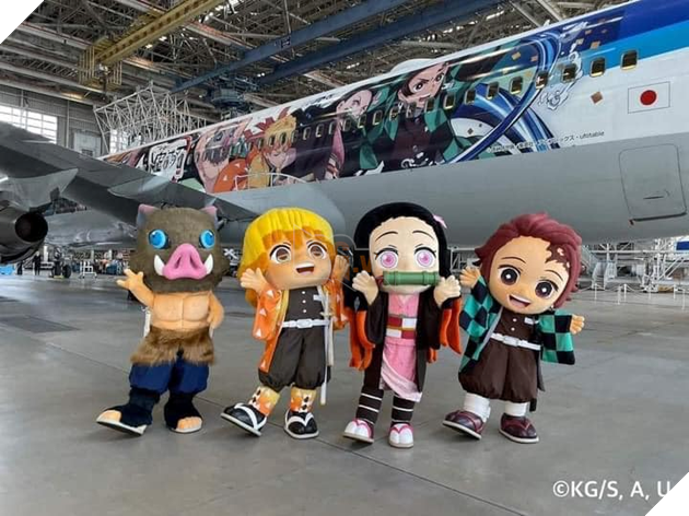máy bay kimetsu no yaiba