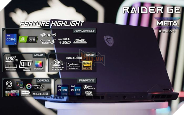 MSI tổ chức sự kiện trực tuyến MSI Mini Gameverse, công bố các dòng sản phẩm laptop sử dụng vi xử lí Intel® H series thế hệ 12 mới nhất 6