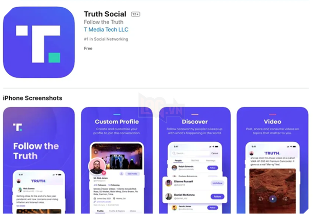 Ứng dụng mạng xã hội mới của Cựu Tổng thống Trump được ra mắt trên iOS