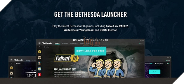 Bethesda chính thức ngừng hệ thống Game Launcher của mình và chuyển sang Steam 2
