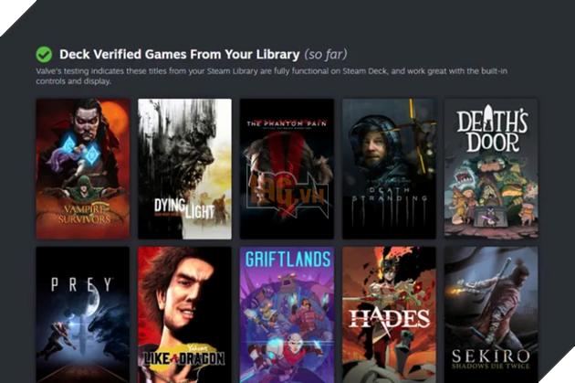 Website mới của Steam cho biết tựa game nào của bạn có thể chạy trên Steam Deck 2