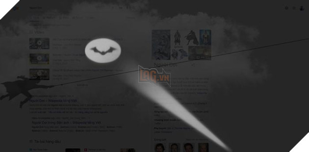 Google cho người dùng bật đèn tín hiệu gọi Batman như trong phim 2