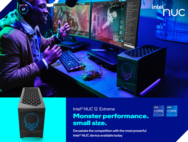 Intel ra mắt PC mini NUC 12 Extreme 'Dragon Canyon': CPU Alder Lake, GPU rời PCIe Gen 5 4