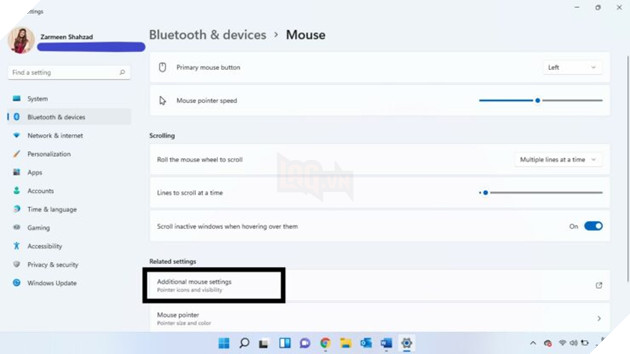 Hướng dẫn cách ẩn con trỏ chuột khi nhập văn bản trên Windows 11 4