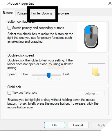 Hướng dẫn cách ẩn con trỏ chuột khi nhập văn bản trên Windows 11 5