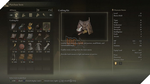 Elden Ring: Những vật dụng hữu ích người chơi nên sớm tìm mua khi vào game 2