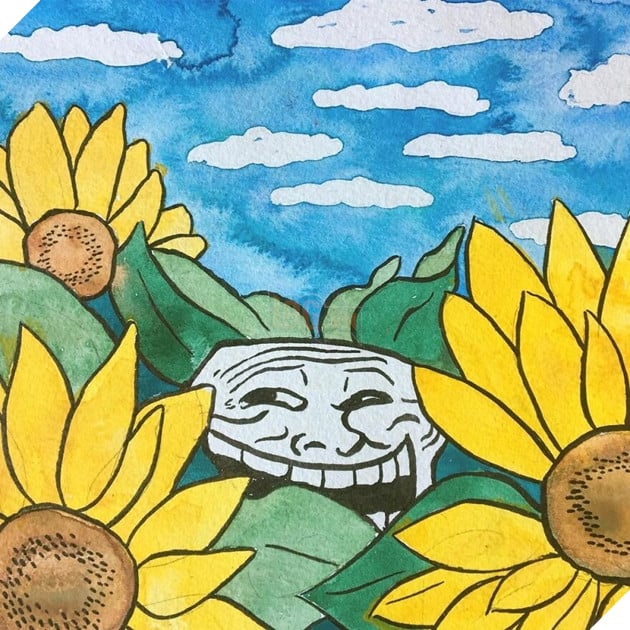 Sẽ như thế nào khi những meme nổi tiếng được vẽ lại theo phong cách nghệ thuật Nhật Bản 6