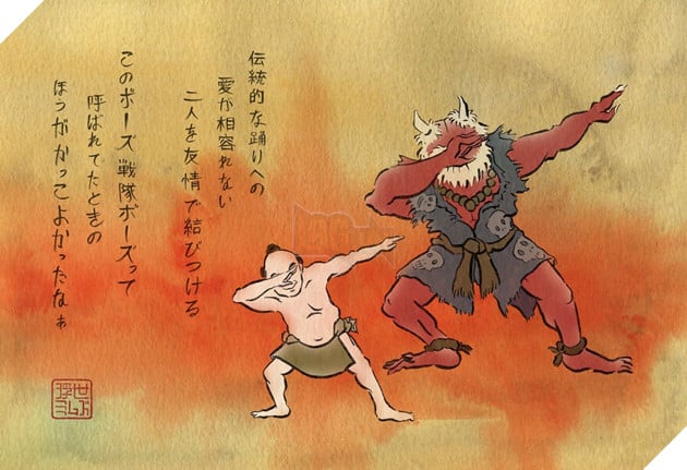 Sẽ như thế nào khi những meme nổi tiếng được vẽ lại theo phong cách nghệ thuật Nhật Bản 5