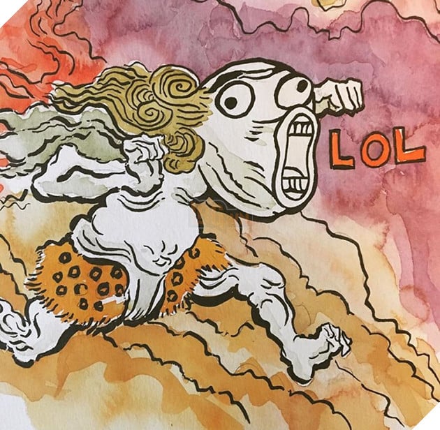 Sẽ như thế nào khi những meme nổi tiếng được vẽ lại theo phong cách nghệ thuật Nhật Bản 8