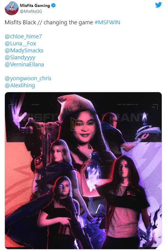 Misfits gia nhập Valorant chuyên nghiệp dành cho nữ, mua lại đội hình 24Haven 2