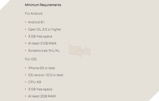 Apex Legends Mobile sắp được chạy thử nghiệm trong tháng 3 này 3