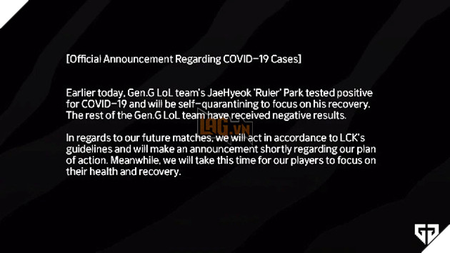 LMHT: Vừa tuyên bố sẽ shutdown T1, nam Xạ thủ Ruler đã phải tạm nghỉ thi đấu vì dịch bệnh 3