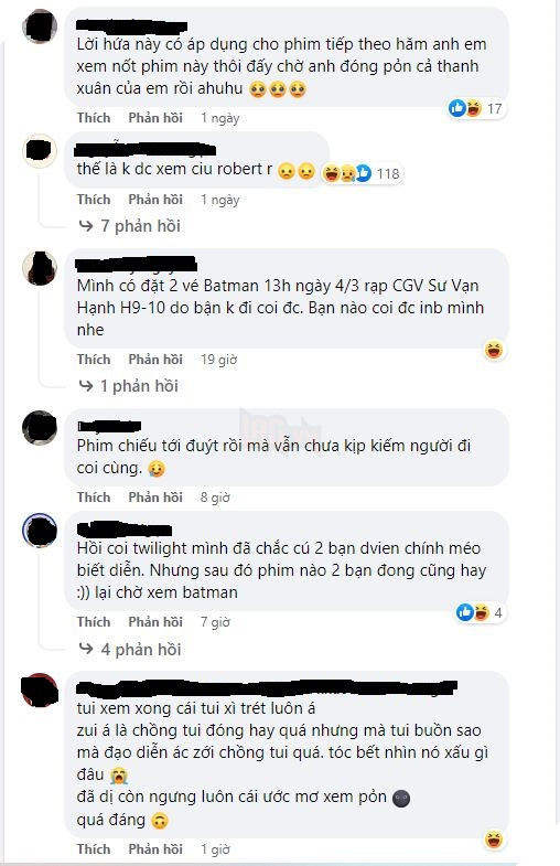 The Batman thành công rực rỡ, hội chị em tiếc nuối vì lỡ cơ hội xem pỏn của trai đẹp Pattinson 5