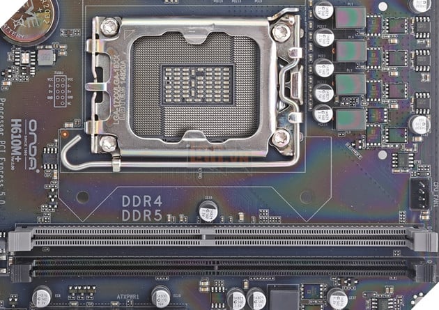 Bo mạch chủ ONDA H610M + mới đến từ Trung Quốc hỗ trợ cả bộ nhớ DDR4 và DDR5 2