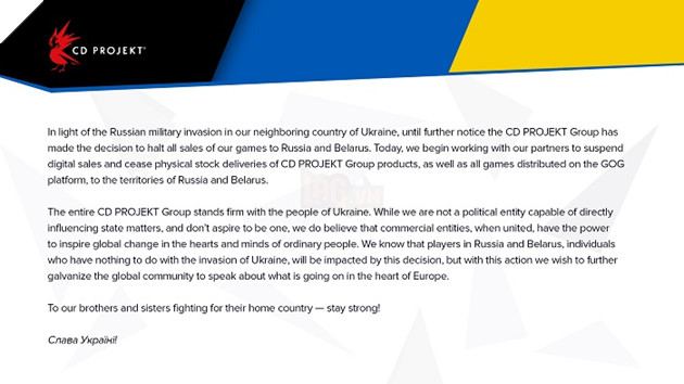 Sony đã có động thái chặn bán hàng tại Nga, chỉ còn Microsoft giữ im lặng