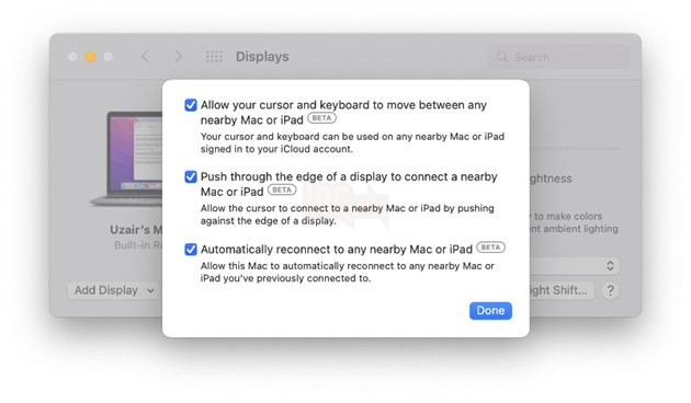Cách bật và sử dụng Universal Control trên iPad, Mac 4