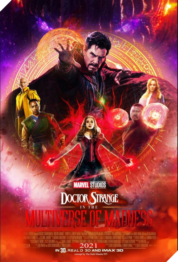 Poster Doctor Strange In The Multiverse Of Madness - Bộ truyện do người hâm mộ tạo ra trông đẹp hơn bộ 5 gốc