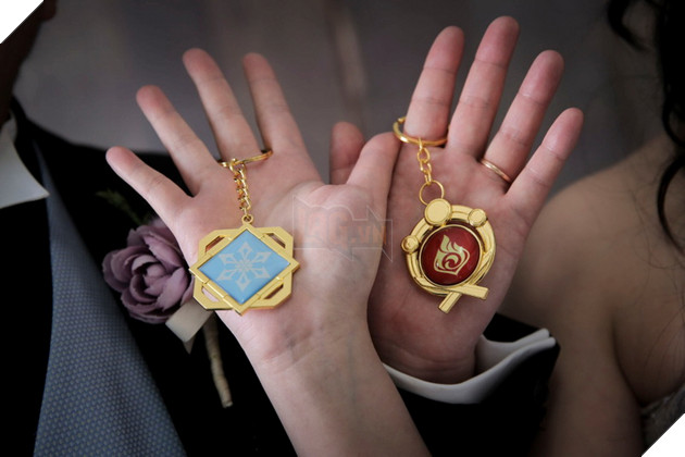 Cặp đôi game thủ khoe bộ ảnh cưới với chủ đề Genshin Impact: Vợ Liyue và Chồng Inazuma hạnh phúc 4