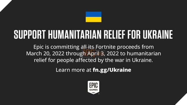 Epic Games và Microsoft chia sẻ lợi nhuận để giúp đỡ các nạn nhân bị ảnh hưởng ở Ukraine