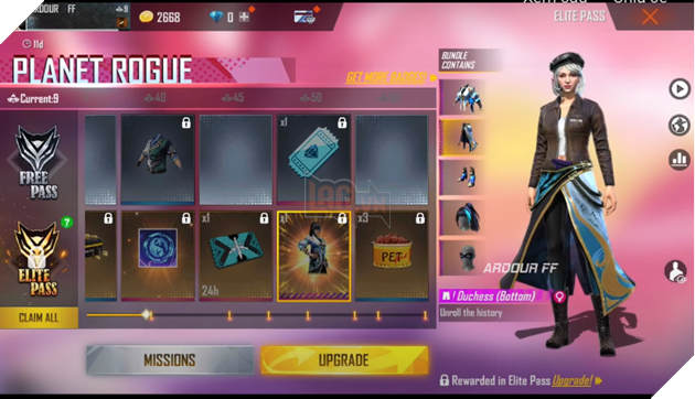 Free Fire Elite Pass Season 47: Thời gian phát hành, phần thưởng được tiết lộ 9