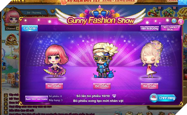 Game thủ Gunny PC lên đồ khoe dáng tham dự “Fashion Show”
