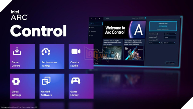 Intel ra mắt Arc Control, phần mềm tinh chỉnh đồ họa không cần yêu cầu đăng nhập thông tin cá nhân