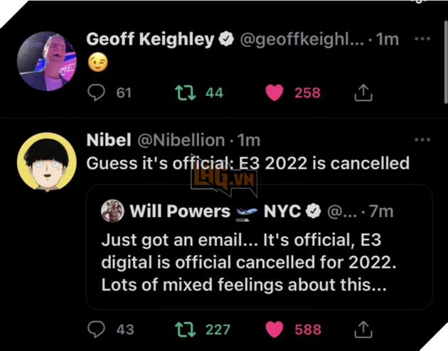 ESA xác nhận sự kiện E3 2022 bị huỷ bỏ 2