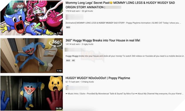 Tiếp nối MoMo, Huggy Wuggy sẽ là quái vật tiếp theo gây bất ngờ cho các bạn nhỏ trên Youtube và TikTok 2.