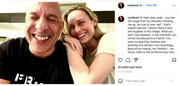  Captain Marvel Brie Larson bất ngờ gia nhập gia đình tốc độ Fast & Furious 10