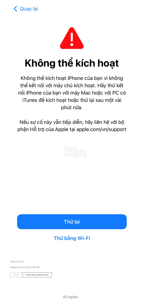 Nóng: Server Apple gặp lỗi nghiêm trọng, người dùng iPhone không được làm những điều sau