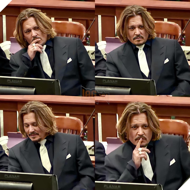 Khoảnh khắc vui nhộn của Johnny Depp tại tòa với vợ cũ bất ngờ lan truyền trên mạng xã hội 2