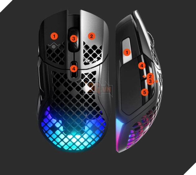 Steelseries trình làng chuột nhẹ nhất hành tinh Aerox 5, Aerox 5 Wireless và Aerox 9 Wireless  3