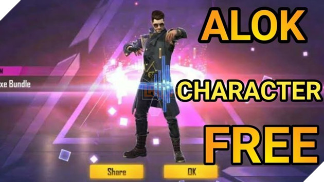 Free Alok character redemption code in Garena Freefire