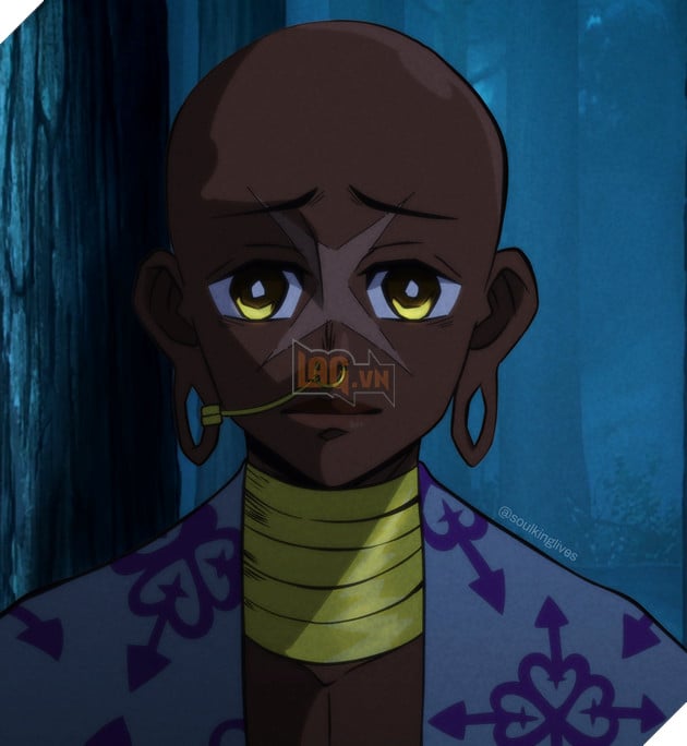 nhân vật anime da đen