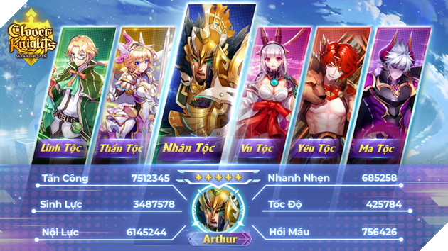 Giftcode Clover Knights Thánh Hiệp Sĩ VGP