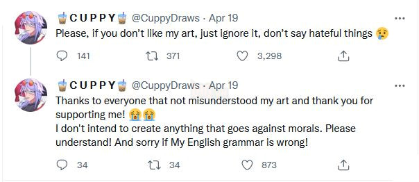 Drama họa sĩ CUPPY bị ném đá Genshin Impact ayaka và ayato